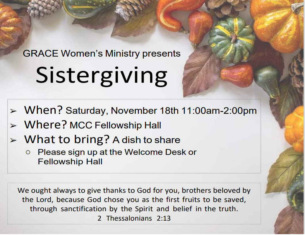 Sistergiving Invitation